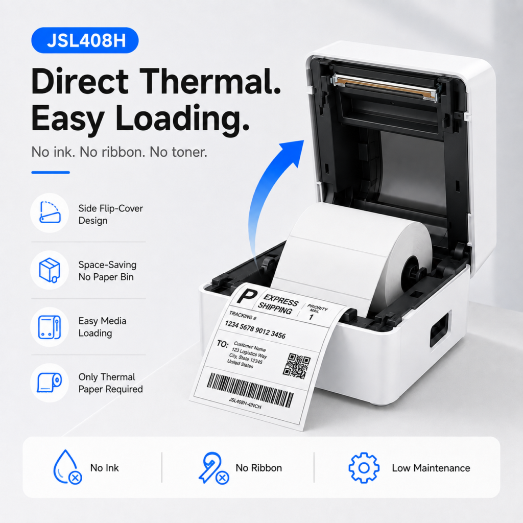 JSL408H Direct Thermal Label Printer